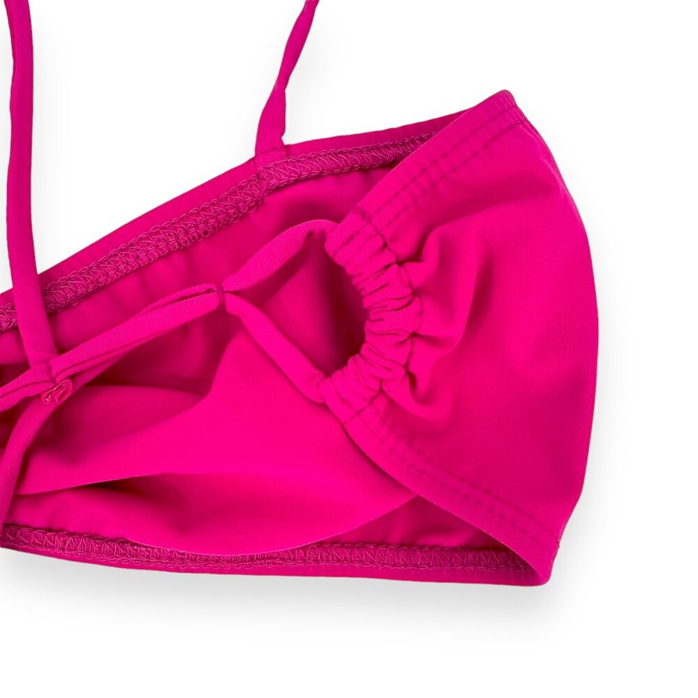 NWOT Maryam Nassir Zadeh Pink Fuchsia "Rio" Swim Top sz 8 - Picture 7 of 11
